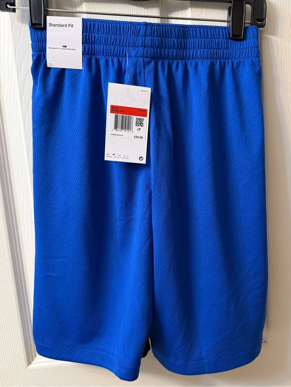 Boys Nike Blue Dri-FIT Athletic Shorts
